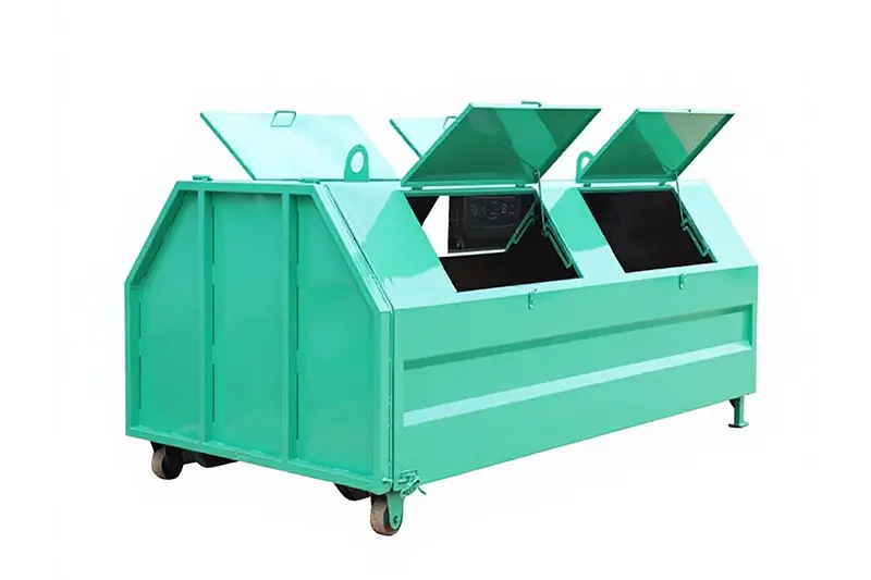 Koukkuvarsityyppinen roskakori